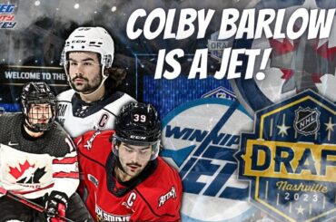 Colby Barlow Is A Winnipeg Jet!!! - Winnipeg Selects Colby Barlow 18th in 2023 NHL Entry Draft