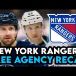 New York Rangers 2023 Free Agency Recap!