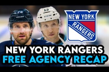 New York Rangers 2023 Free Agency Recap!