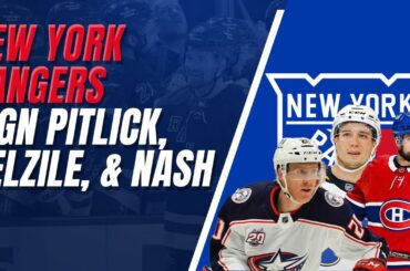 The New York Rangers Sign Tyler Pitlick, Alex Belzile & Riley Nash!