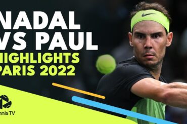 Rafa Nadal Vs Tommy Paul | Paris 2022 Highlights