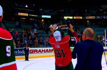 Martin Frk Skates with the Memorial Cup - Halifax Mooseheads Detroit Redwings HD