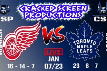 🔴NHL LIVE🔴 Detroit Red Wings @ Toronto Maple Leafs jan/07/23 Full Game Watch Along