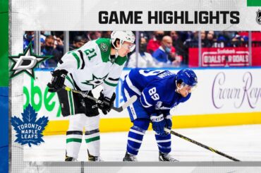 Stars @ Maple Leafs 3/15 | NHL Highlights 2022