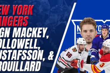 The New York Rangers Sign Erik Gustafsson, Connor Mackey, Mac Hollowell, & Nikolas Brouillard!