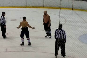 Bench clearing brawl, La Tuque vs Granby, Nov 30th 2019