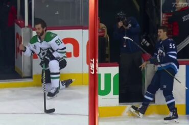 Mark Scheifele and Tyler Seguin have a rock, paper, scissors rematch