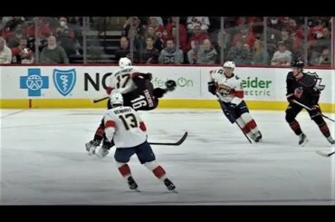 Mason Marchment DESTROYS Vinny Trocheck In Open Ice Hit