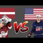 Latvia 1 - 4 USA World Championship 2022