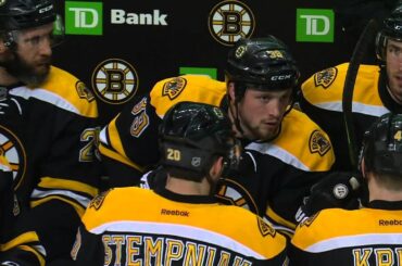 Gotta See It: Bergeron yells at teammates in midst of critical loss