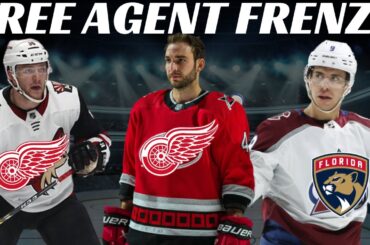 NHL Free Agent Frenzy - Red Wings Sign Gostisbehere & Fischer, Rodrigues to FLA + SJ & Jets Trade