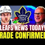 🚨 MAPLE LEAFS CONFIRMS THE SIGNING OF THE FORWARD! YOU CAN CELEBRATE, FANS! TORONTO MAPLE LEAFS NEWS