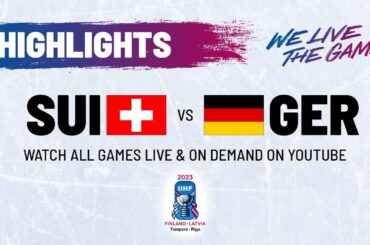 Highlights | Switzerland vs. Germany | 2023 #IIHFWorlds