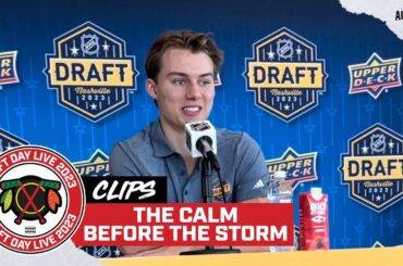 Connor Bedard FULL Interview with Media One Day Before the NHL Draft | CHGO Blackhawks Podcast