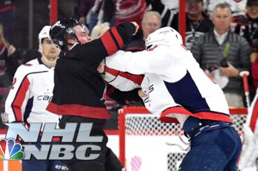 Capitals' Alex Ovechkin, Hurricanes' Brind'Amour react to Svechnikov fight | NHL | NBC Sports