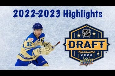 2023 NHL Draft : Bradley Nadeau - 22-23 Highlights (Playoffs)