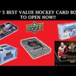 TOP 5 VALUE HOCKEY CARD BOXES TO OPEN!! (JULY 2023 EDITION)