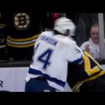 NHL hockey fight - Garnet Hathaway(Bruins) vs. Pat Maroon(Lightning)