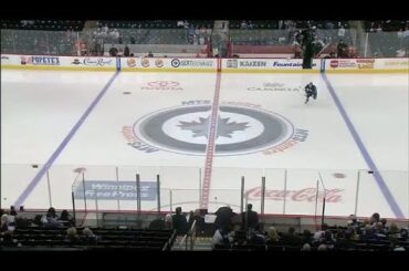 Jets prank rookie Copp during warm ups