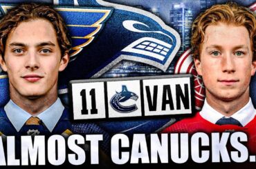WHO THE CANUCKS ALMOST DRAFTED INSTEAD OF TOM WILLANDER… St Louis Blues—Detroit Red Wings Prospects
