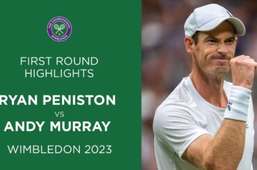Ruthless Murray Shows Form | Ryan Peniston vs Andy Murray | First Round Highlights | Wimbledon 2023