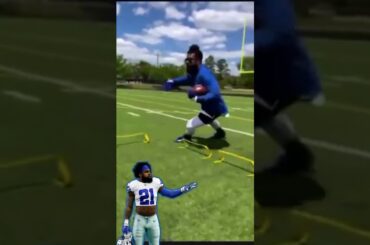 Zeke Elliott looking terrible in NFL workouts