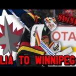 Winnipeg Jets Sign Collin Delia to 1x775K Contract!! Jets Fan Reaction!!