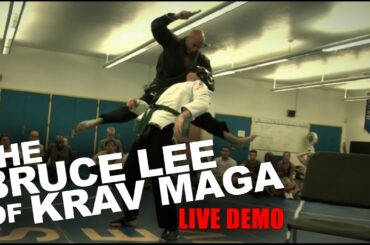 "The Bruce Lee of Krav Maga" Roy Elghanayan's LIVE DEMO!