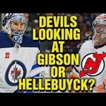 NJ Devils TRADING For Connor Hellebuyck or John Gibson? Goalie Options for the Devils!