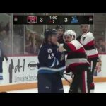 Brendan Lemieux vs Erik Burgdoerfer Dec 15, 2017