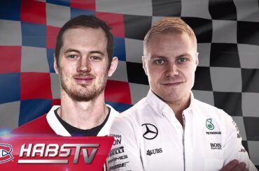 F1 driver Valtteri Bottas races Paul Byron in five challenges