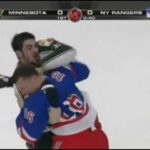 Cal Clutterbuck vs. Sean Avery 03/24/09