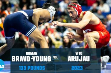 Vito Arujau vs. Roman Bravo-Young - 2023 NCAA Wrestling Championship (133 lbs)