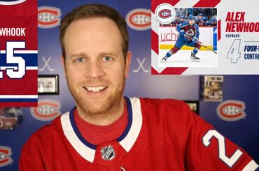 Habs Sign Newhook to 4 Year Deal, Who Will He Play With?