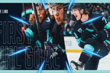 SEATTLE KRAKEN - KOLE LIND FIRST NHL GOAL! (4-1-22) KRAKEN VS GOLDEN KNIGHTS