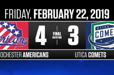 Comets fall in OT to Rochester