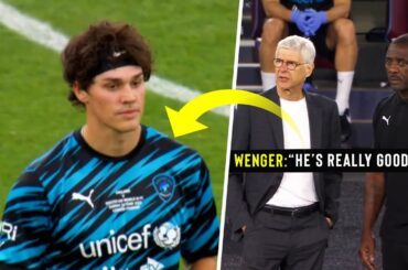 Noah Beck Impresses Arsene Wenger in England XI vs World XI