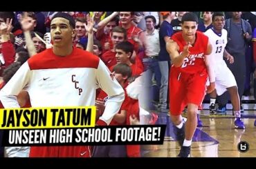 JAYSON TATUM UNSEEN SOPHOMORE HIGH SCHOOL FOOTAGE!! Goes OFF in Sold Out Rivalry Game vs CBC!