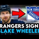 Rangers Sign STAR Blake Wheeler On A SUPER CHEAP DEAL! | NHL Free Agency 2023