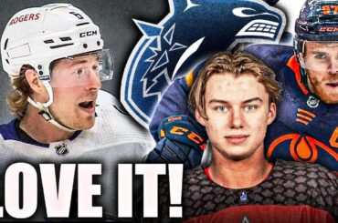 NILS HOGLANDER, JACK RATHBONE! WOW! + CONNOR McDAVID & CONNOR BEDARD (Canucks VS Oilers, U18 Canada)