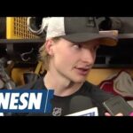 ICYMI: Danton Heinen on the Bruins loss to the Rangers