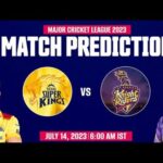 MLC 2023:- Texas Super Kings Vs Los Angeles Knight Riders | 1st Match | 100% | Squad | Final Winner