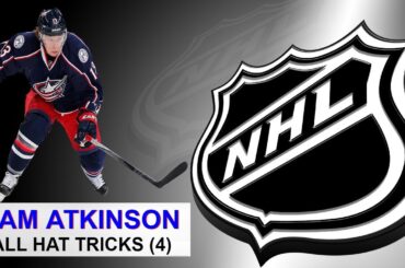 All 4 Hat Tricks by Cam Atkinson