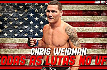 Chris Weidman TODAS As Lutas No UFC/Chris Weidman ALL Fights In UFC