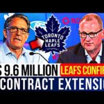 LEAFS ANNOUNCED! Major Contract Extension With Player! Has Been Confirmed! TORONTO MAPLE LEAFS NEWS