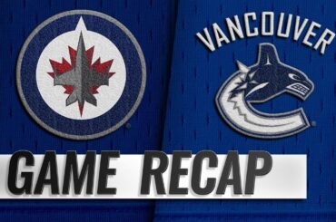 Brossoit, Scheifele lead Jets past Canucks