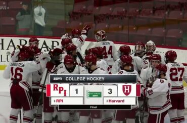 Recap: Harvard Men's Hockey vs RPI