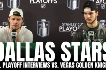 Miro Heiskanen & Wyatt Johnston React to Dallas Stars Facing Elimination vs. Vegas Golden Knights