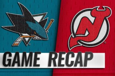 Kinkaid, Palmieri help Devils outlast Sharks, 3-2