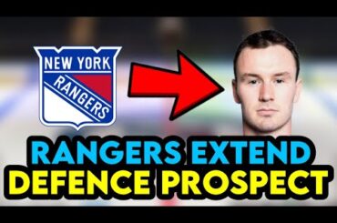 New York Rangers EXTEND Top RIGHT DEFENCE PROSPECT!